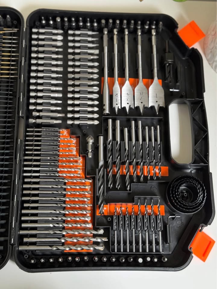 246-Piece Drill & Screwdriver Bit Set with Carry Case