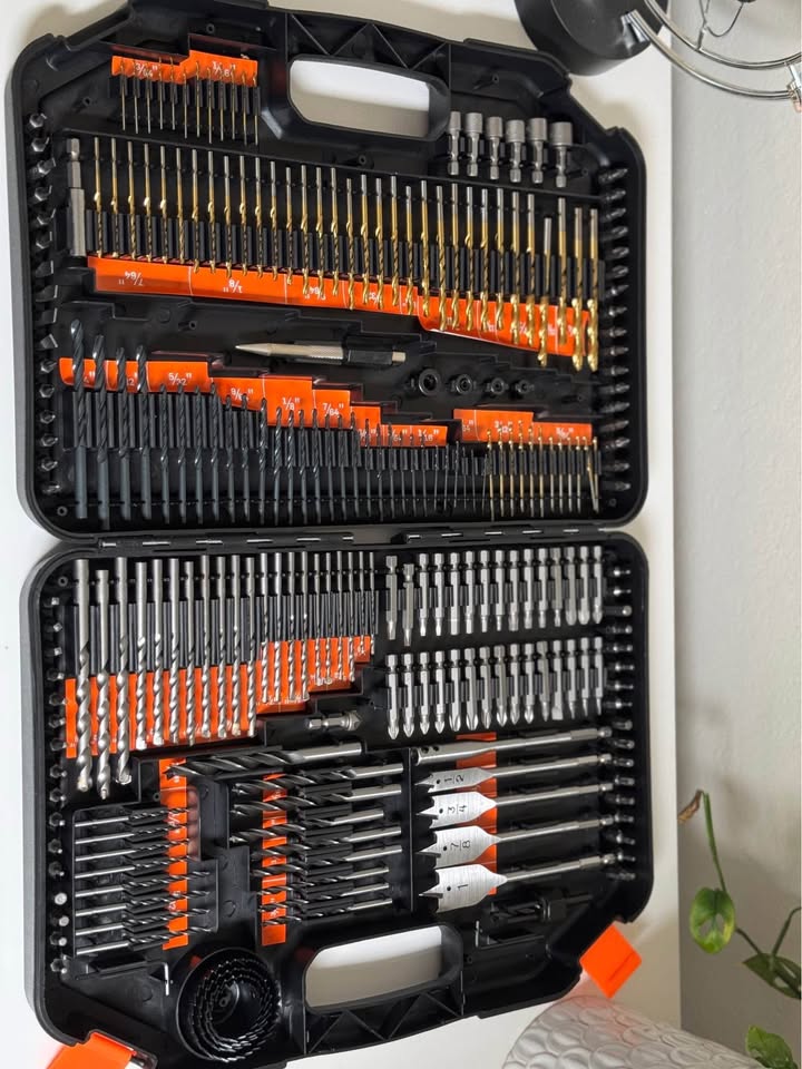 246-Piece Drill & Screwdriver Bit Set with Carry Case