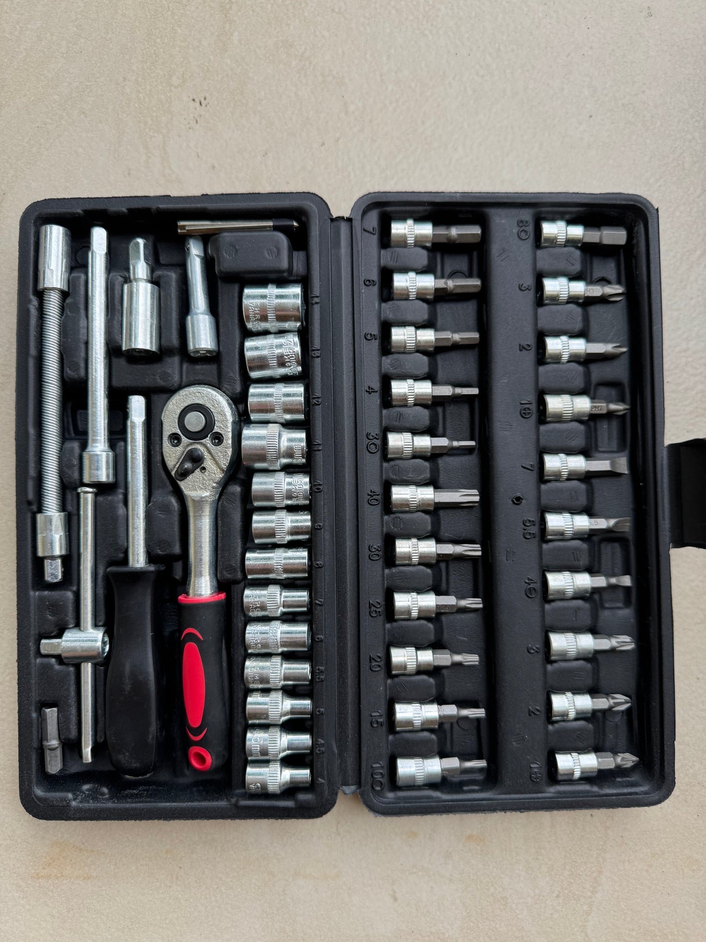 Socket Wrench Set 46 Pieces